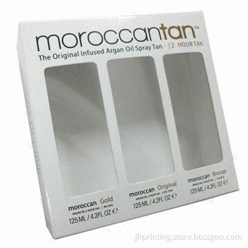 Display Card Packaging Box with Window for Toiletry, OEM Sample Ready in 3 Days